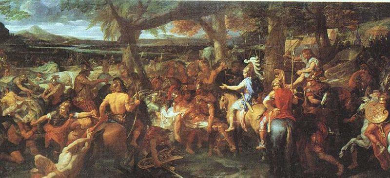 Charles le Brun Alexander and Porus oil painting picture